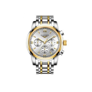Часы Guanqin Gold-White-SilverGold GS19018 CS