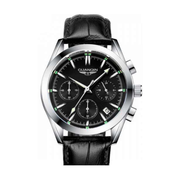 Годинник Guanqin Silver-Black-Black GS19096 CL - 3488163