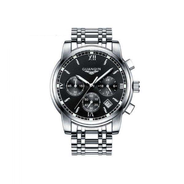 Часы Guanqin Silver-Black-Silver GS19018 CS - 3488171