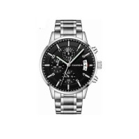 Годинник Guanqin Silver-Black-Silver GS19093 CS