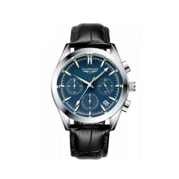 Часы Guanqin Silver-Blue-Black GS19096 CL - 3488179