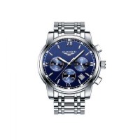 Часы Guanqin Silver-Blue-Silver GS19018 CS