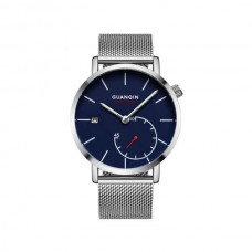 Часы Guanqin Silver-Blue-Silver GS19083 CS