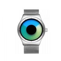 Годинник Guanqin Silver-GreenBlue-Silver GS19043 CS
