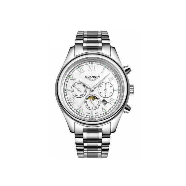 Часы Guanqin Silver-White-Silver GQ12001 CS - 3488199