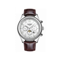 Годинник Guanqin Silver-White-Brown GQ12001-2A CL