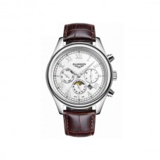 Часы Guanqin Silver-White-Brown GQ12001-2A CL