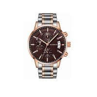 Часы Guanqin Gold-Brown-SilverGold GS19093 CS