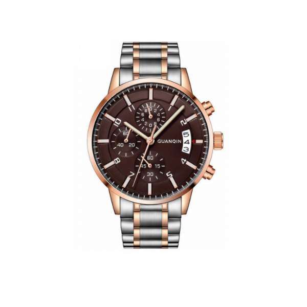 Часы Guanqin Gold-Brown-SilverGold GS19093 CS - 3488206