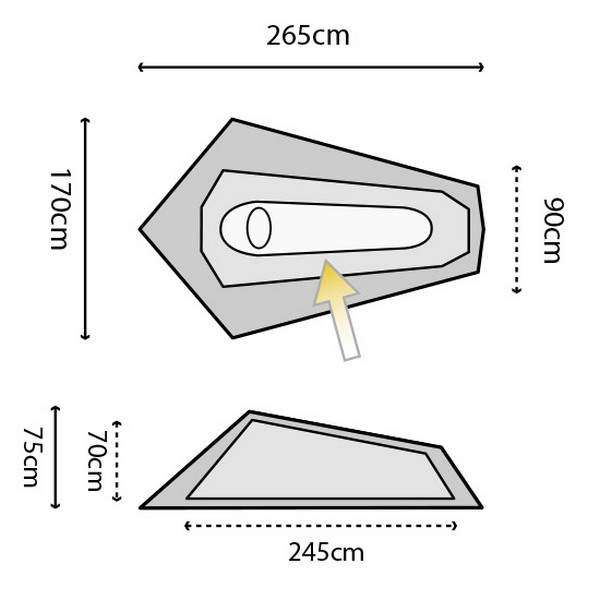 Палатка Highlander Blackthorn 1 Hunter Green - 3488991 Палатка Highlander Blackthorn 1 Hunter Green - 3488991