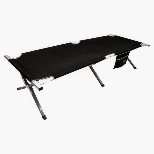 Ліжко кемпінговий Highlander Aluminium Camp Bed w/pocket Black - 3488999