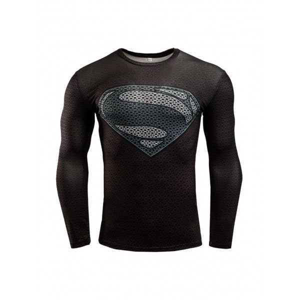 Футболка с длинным рукавом СУПЕРМЕН серая - 3490303 Футболка с длинным рукавом СУПЕРМЕН серая - 3490303