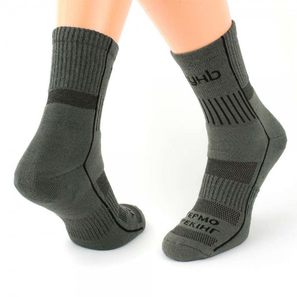 Носки Ярунь трекинговые (длинные) серые - 3491769 Носки Ярунь трекинговые (длинные) серые - 3491769