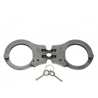 Наручники стальные с двумя цепями и двойным замком MFH