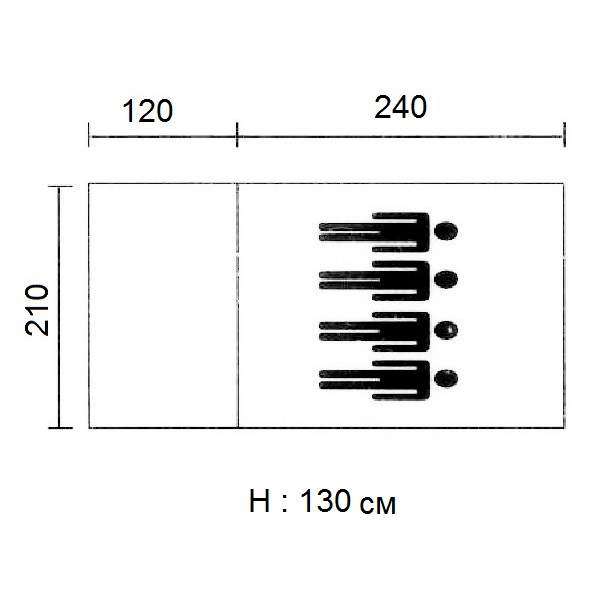 Палатка Style Expedition Koepel 4 (Beige/Green) - 3498469 Палатка Style Expedition Koepel 4 (Beige/Green) - 3498469