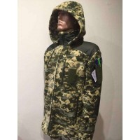 Кофта тактическая флисовая ВСУ 340гр/м с капюшоном