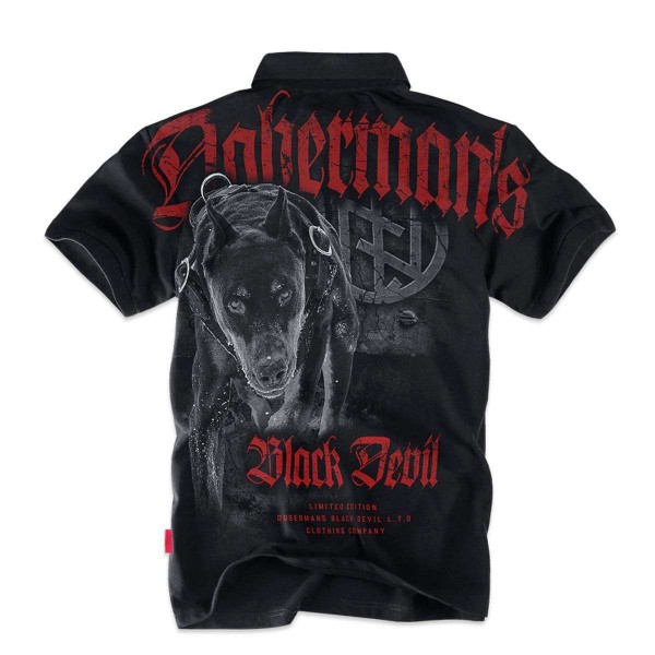 Футболка поло Dobermans Black Devil TSP154BK - 3501168 Футболка поло Dobermans Black Devil TSP154BK - 3501168