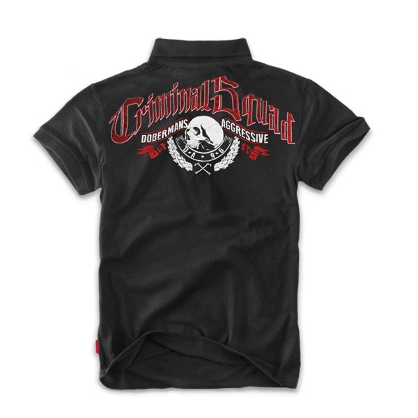 Футболка поло Dobermans Criminal Squad TSP47BK - 3501170 Футболка поло Dobermans Criminal Squad TSP47BK - 3501170