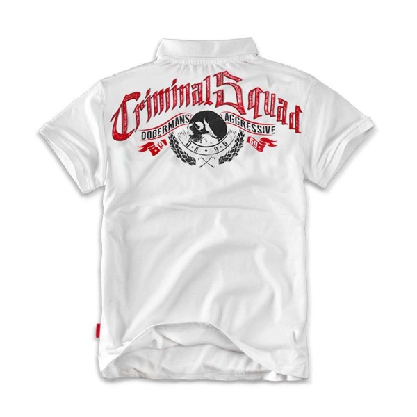 Футболка поло Dobermans Criminal Squad TSP47WT - 3501171 Футболка поло Dobermans Criminal Squad TSP47WT - 3501171