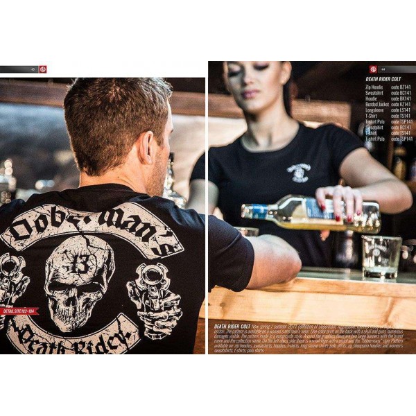 Футболка поло Dobermans Death Rider Colt TSP141BK - 3501172 Футболка поло Dobermans Death Rider Colt TSP141BK - 3501172