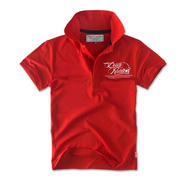 Футболка поло Dobermans Death Rider TSP57RD - 3501176 Футболка поло Dobermans Death Rider TSP57RD - 3501176