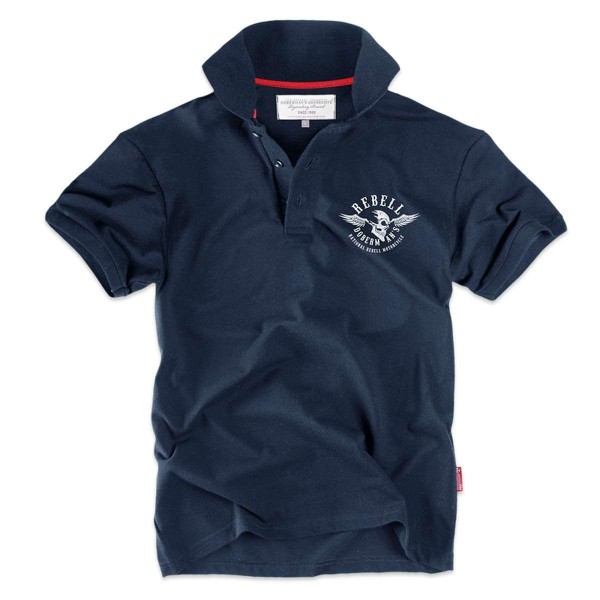 Футболка поло Dobermans Rebell TSP163NV - 3501181 Футболка поло Dobermans Rebell TSP163NV - 3501181