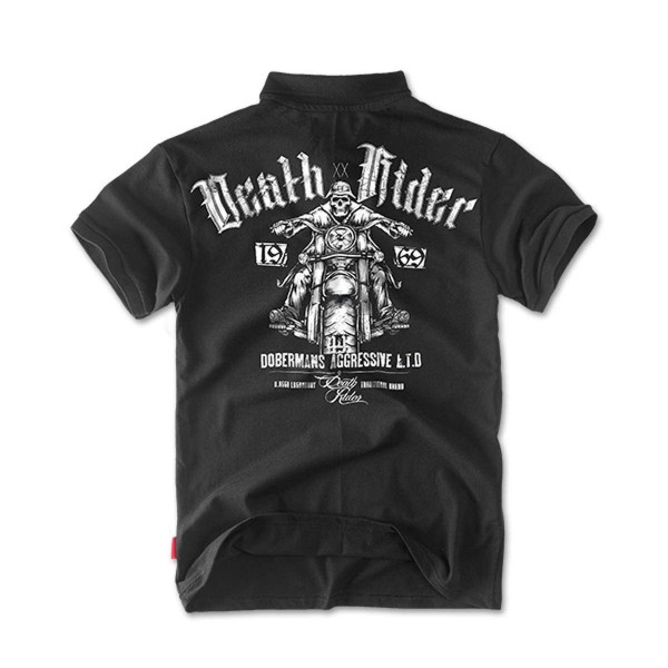 Футболка поло Dobermans Death Rider TSP57BK - 3501197 Футболка поло Dobermans Death Rider TSP57BK - 3501197