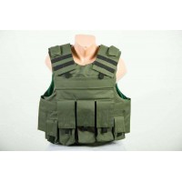 Чехол для бронежилета Корсар с разгрузкой (6 АК + 2 РГД), олива