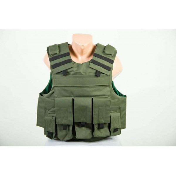 Чехол для бронежилета Корсар с разгрузкой (6 АК + 2 РГД), олива - 3501623