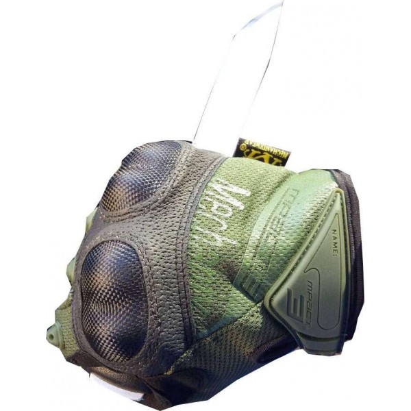 Тактичні рукавички Mechanix M-Pact з кастетом (чорні) - 3502341