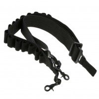 Ремінь для дробовика з патронташем (бандольера) чорний