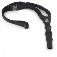 Одноточечный оружейный ремень (фастекс) черный