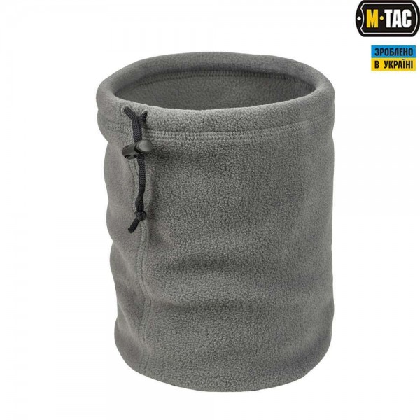 M-Tac шарф-труба з затяжкою фліс (260г/м2) сірий - 3503074