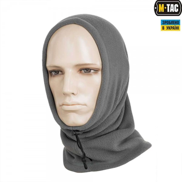 M-Tac шарф-труба з затяжкою фліс (260г/м2) сірий - 3503074