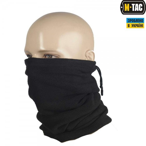 M-Tac шарф-труба с затяжкой флис (260г/м2) черный - 3503075 M-Tac шарф-труба с затяжкой флис (260г/м2) черный - 3503075