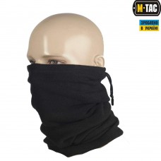 M-Tac шарф-труба с затяжкой флис (260г/м2) черный