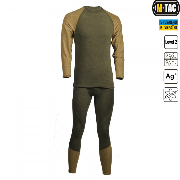M-Tac термобілизна Cold Gear Lev.2 Coral Fleece Хакі - 3503089