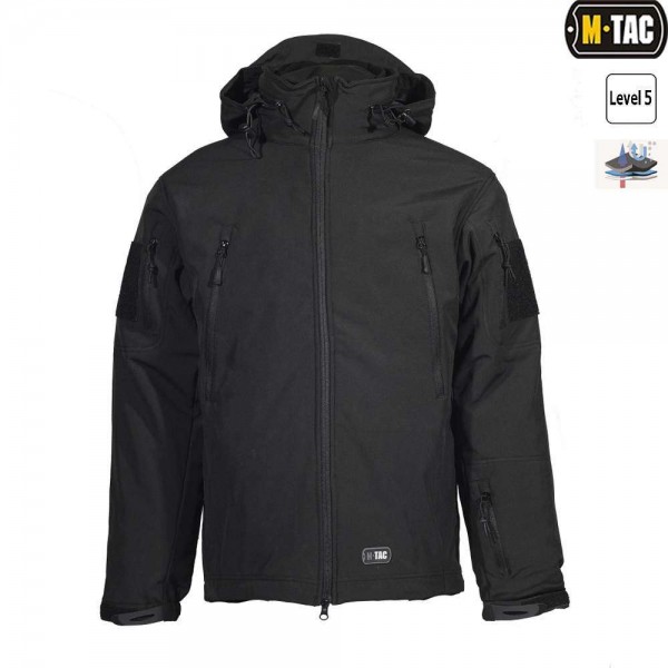 M-Tac куртка Soft Shell с подстежкой Black - 20501002