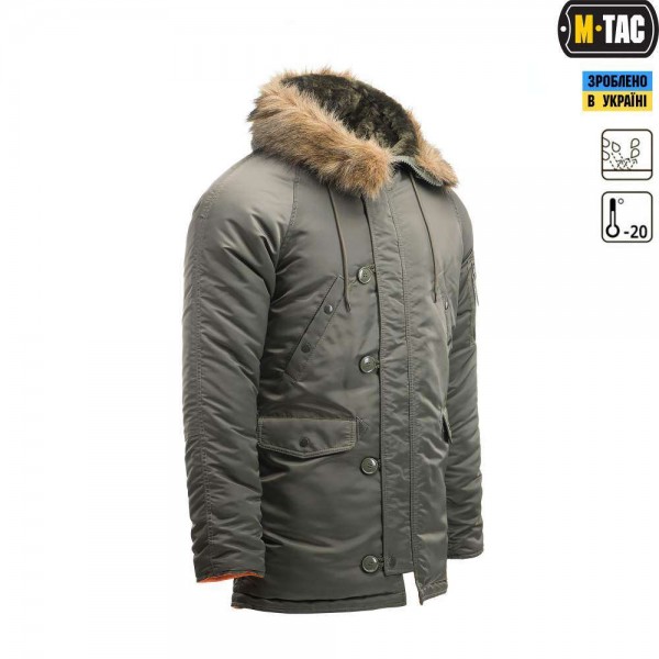 M-Tac парка N3B Зимнее Солнце олива - 3503134 M-Tac парка N3B Зимнее Солнце олива - 3503134