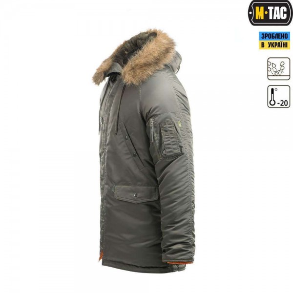 M-Tac парка N3B Зимнее Солнце олива - 3503134 M-Tac парка N3B Зимнее Солнце олива - 3503134