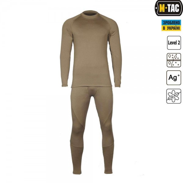 M-Tac термобілизна Cold Gear (круглий воріт) Coyote - 3503152