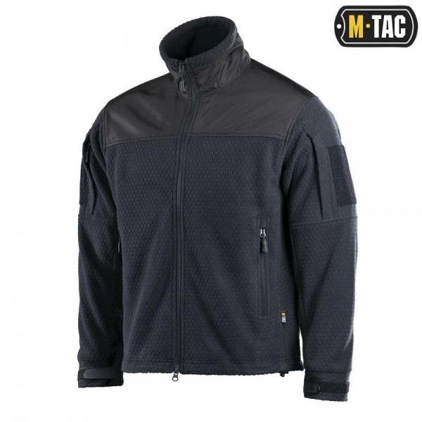 M-Tac куртка Hexagon Alpha Microfleece Jacket Black - 3504532