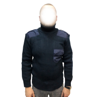 Свитер синий с горлом МЧС