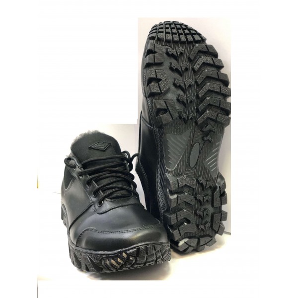 Кросівки шкіряні на хутрі - 3517102