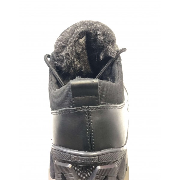 Кросівки шкіряні на хутрі - 3517102