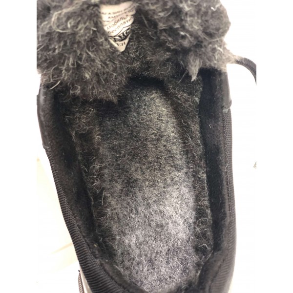 Кросівки шкіряні на хутрі - 3517102