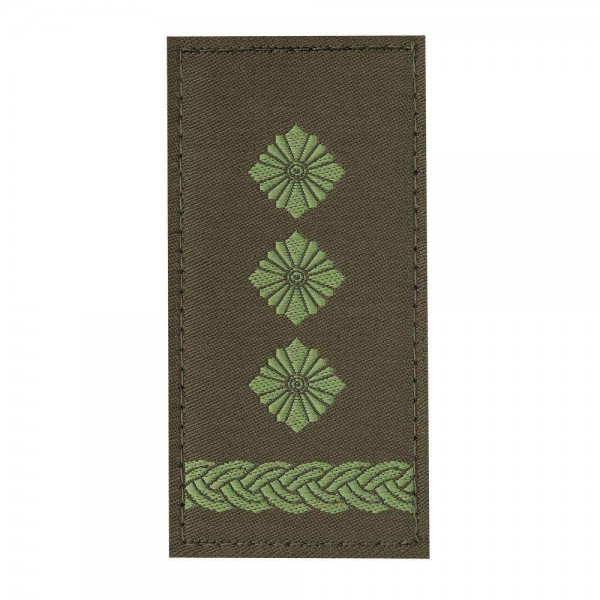 Погон ЗСУ на липучці Полковник (жаккард) олива - MTC-MOJCQ-COLOD