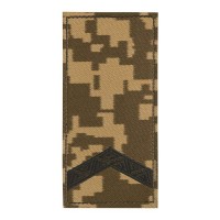 Погон ЗСУ на липучці Старший солдат (жаккард) MM14