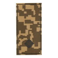 Погон ЗСУ на липучці Молодший лейтенант (жаккард) MM14