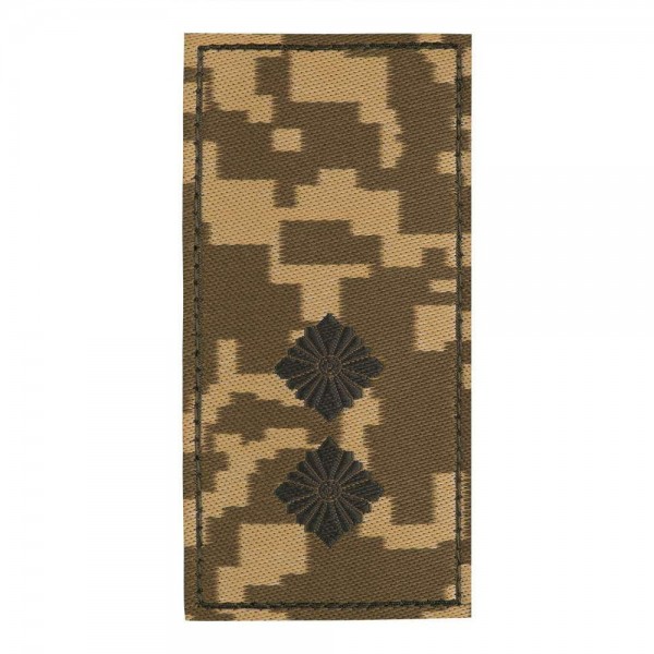 Погон ЗСУ на липучке Лейтенант (жаккард) MM14 - MTC-MOJCQ-LTMM14